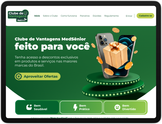 Benefícios disponíveis